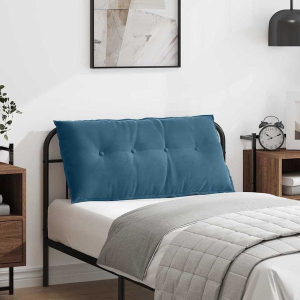 vidaXL Rückenkissen Blau 100 x 50 cm Cordstoff 42014760