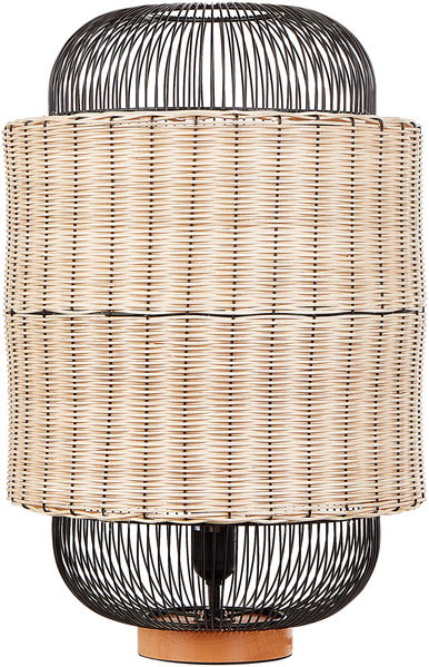 Tischlampe TANGANYIKA Rattan Naturfarben