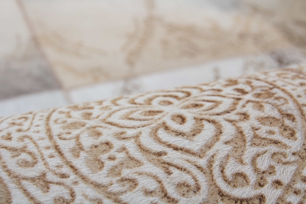 Teppich Cobra 343 Beige 75x140 cm | Flachflorteppich Bild 4