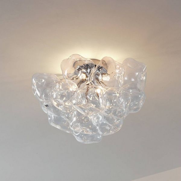 Lucande Deckenleuchten Diborah, Glas Transparent IP20, 4 x 8 W LED