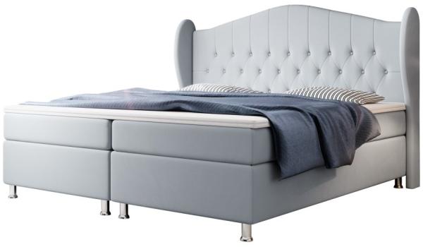 Boxspringbett Angel hellgrau 120x200 H3