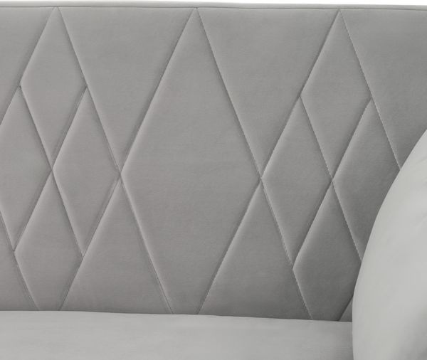 Schlafsofa Sitzfläche 160x54 cm, Gesamt 180x75x82 cm, Samt Grau, verstellbare Rückenlehnen 108/135/180° Bild 8