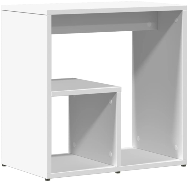 vidaXL Beistelltisch Weiß 50x30x50 cm Holzwerkstoff 840555
