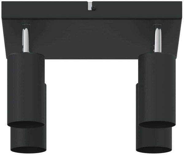 vidaXL Deckenstrahler mit Strahlern Schwarz 26 x 26 x 16 cm Metall 4108200 Bild 6