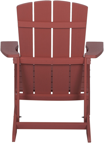 Gartenstuhl ADIRONDACK mit Fußstütze Rot Bild 7