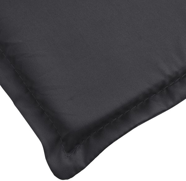vidaXL Sonnenliegen-Auflage, Oxford-Gewebe schwarz, 200 x 70 x 3 cm Bild 6