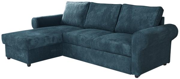 Ecksofa Monaco Cord (Farbe: Poso 05)