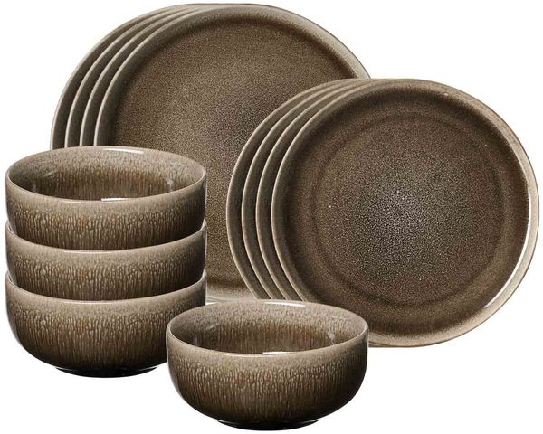 Ritzenhoff & Breker Eda Basic-Set 12-teilig Umbra