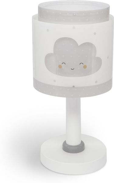 Dalber Kinder Tischlampe Nachttischlampe Nachtlicht Baby Dreams Grau Wolke, 76011NE, G4-4W LED - Glühbirne enthalten