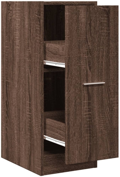 vidaXL Apothekerschrank Braun Eichen-Optik 30x41x77,5 cm Holzwerkstoff 855157