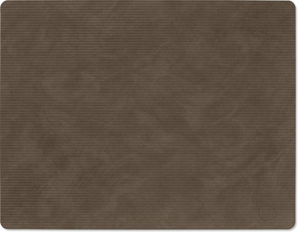 LIND DNA Table Mat Square L 35x45 cm Corduroy Caviar