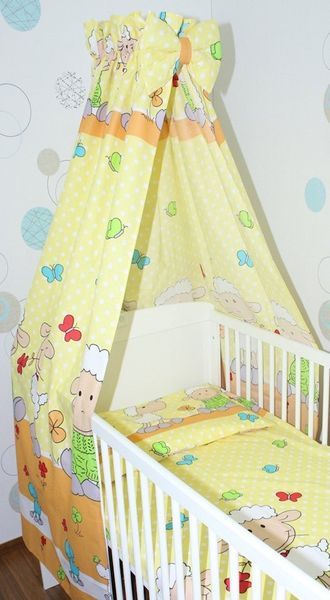 Primawela Betthimmel Vollstoff Himmel für Baby Bett Vollstoffhimmel