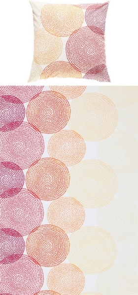 REDBEST Bettwäsche Bettwäsche, Renforcé, 2 teilig, Kreise