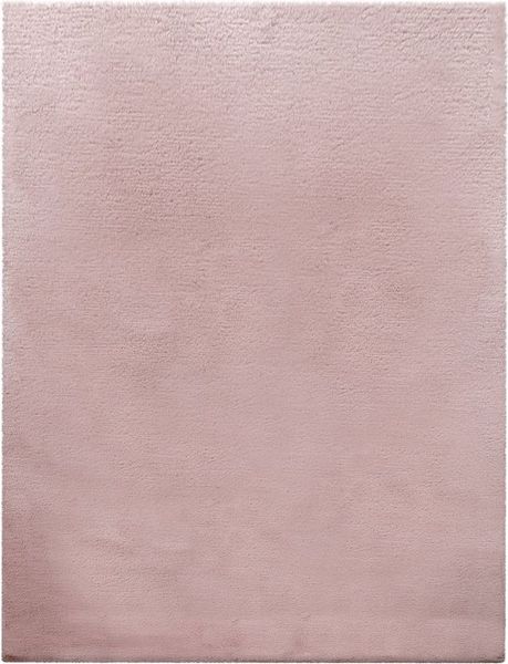 TT Home Teppich, Rund, Höhe: 26 mm, Hochflor Teppich Schlafzimmer Kunstfell Flauschig Kaninchenfell Imitat