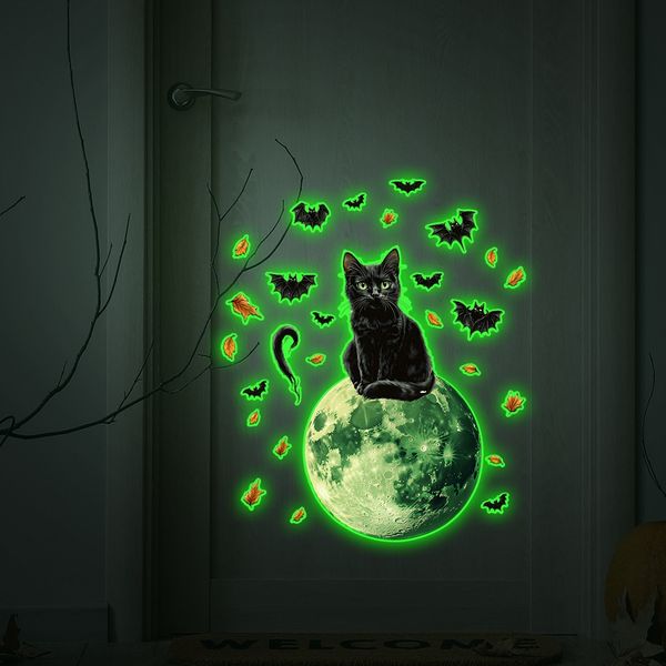 ABC Handtuch, für Halloween, schwarz, PVC / Glas, 5 x 33 x 5 cm