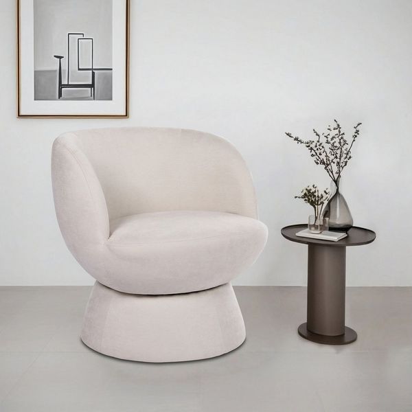 OTTO home Drehsessel ZAZZA Lese-Sessel, TV-Sessel, Loungesessel, 360° drehbar, feiner Struktur-Bezug