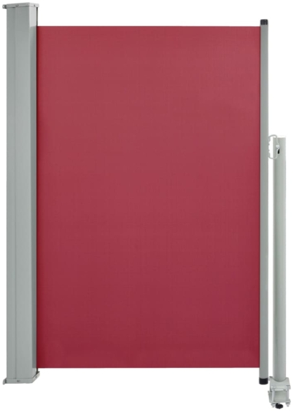 vidaXL Ausziehbare Seitenmarkise 120x300 cm Rot 48345