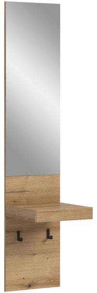 Garderoben/Spiegelpaneel B/H/T: 35x160x37 cm in Evoke Oak Nachbildung und --
