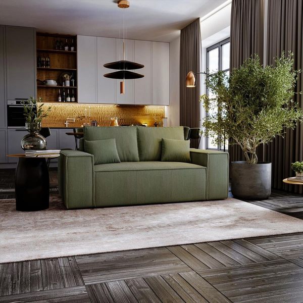 Compleo Schlafsofa für eine kleine Wohnung, Schlaffunktion, Breite:188 cm MALAG