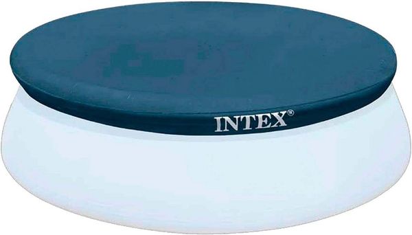 Intex Poolplane rund, Polyethylen blau, 457 cm