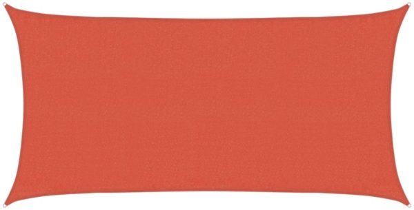 vidaXL Sonnensegel 160 g/m² Terrakottarot 3x6 m HDPE 311350