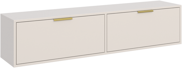 Selsey 'Vena' - TV-Hängeboard 2-türig, Kaschmir, 140 cm
