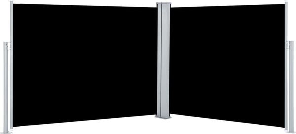 vidaXL Ausziehbare Seitenmarkise Schwarz 140 x 1000 cm 48484 Bild 2