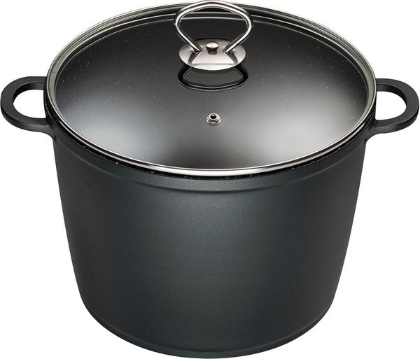 KING Kochtopf, Aluminiumguss, mit keramischer Innenbeschichtung, Ø 24 cm, 7 Liter, Induktion