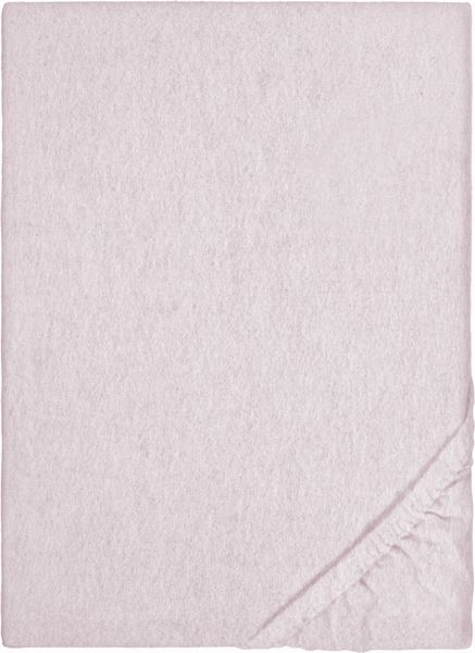 biberna Melange-Flanell Spannbetttuch 0841380 MELANGE UNI, rose, 1x 90x190 cm - 100x200 cm