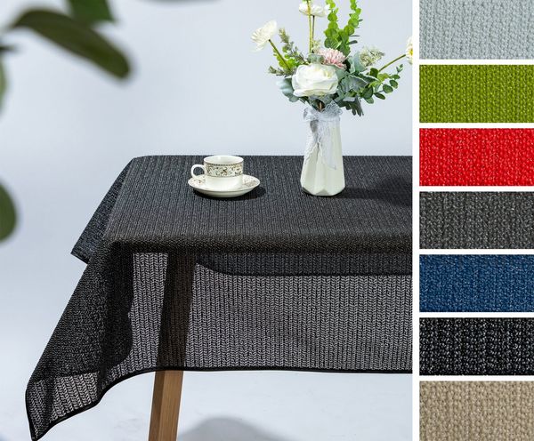 Beautex Tischdecke Tokio Weichschaum Tischdecke mit Paspelband, Garten, Balkon, Terrasse (1-tlg)