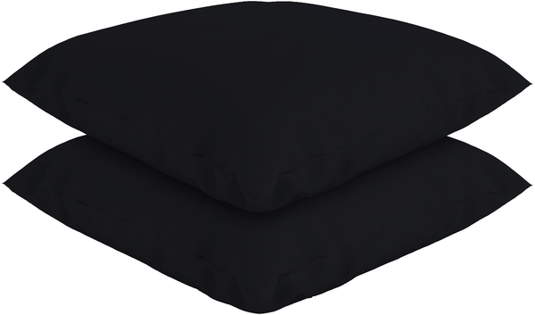 Federkissen mit Bezug - 40x40 cm - 2er Set Schwarz Bild 5