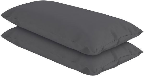Federkissen mit Bezug - 40x40 cm - 2er Set Schwarz Bild 7