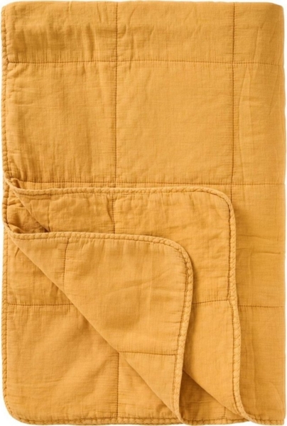 Ib Laursen - Decke Quilt Tagesdecke 180x130cm Vintage Harvest Gelb 6208-91