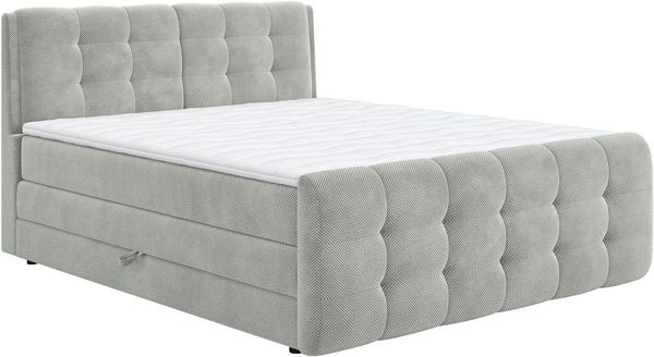 COTTA Boxspringbett Fort mit Bettkasten, inkl. Topper, erhältlich in verschiedenen Breiten (160cm, 180cm & 200cm)