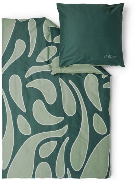 s.Oliver Bettwäsche Satinbettwäsche s.Oliver, Mako-Satin, 2 teilig, im angesagten Trenddesign