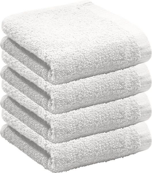 REDBEST Gästehandtuch Gästetuch "Oceanside" 4er-Pack, Leichtfrottier, Leichtfrottier Uni