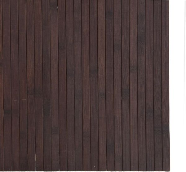 vidaXL Teppich Rechteckig Dunkelbraun 80x400 cm Bambus 376791 Bild 6