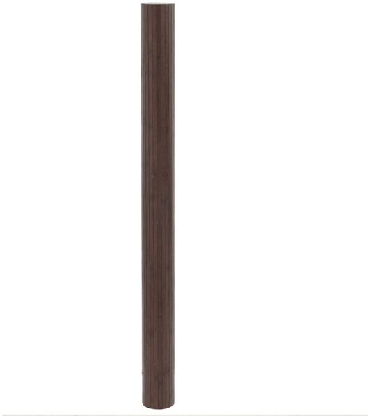 vidaXL Teppich Rechteckig Dunkelbraun 80x400 cm Bambus 376791 Bild 3