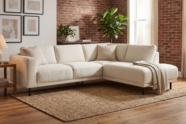 Home affaire Ecksofa Sveeva, L-Form, B. 240 cm, schwarze Metallfüße, langlebiger Webstoff, mit Wellenunterfederung, viele Farben