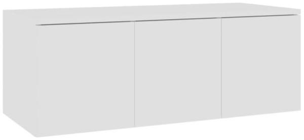 vidaXL TV-Schrank Weiß 80x34x30 cm Holzwerkstoff 801859