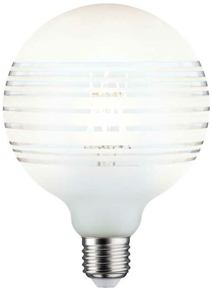 Paulmann 287. 44 LED G125 Ringspiegel Weiß matt liniert E27 2. 700K dimmbar