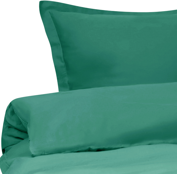 Bettwäsche-Set PARKROSE Baumwollsatin 200 x 200 cm Grün
