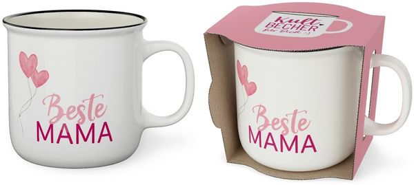 Kult-Becher Kaffeetasse Kaffee Tasse 0,25l Geschenk la vida Beste Mama 9047351