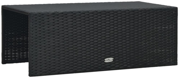 vidaXL 6-tlg. Garten-Lounge-Set mit Auflagen Poly Rattan Schwarz 47809 Bild 12