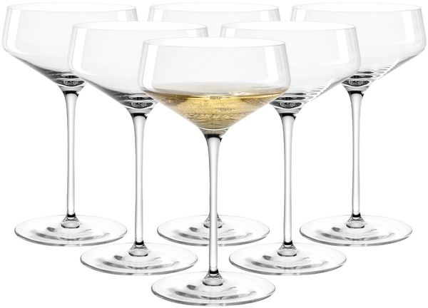 Leonardo PUCCINI Champagnerschale 350 ml 6er Set