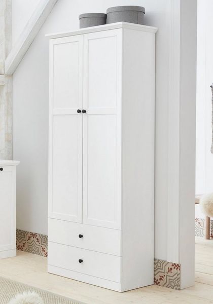 Home affaire Garderobenschrank Örebro zeitloser Landhausstil, mit Vollauszug