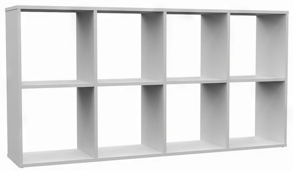 Selsey 'Malax' Offenes Standregal, 8 Fächer, Weiß, 75 x 147 x 30 cm