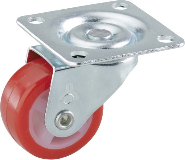 Dörner & Helmer Lenkrolle 30 x 14 mm Tragkraft 20 kg Möbelrolle Möbel mobil
