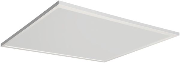 Osram Planon Plus Deckenleuchte in Weiß mit fortschrittlicher LED-Technik, 36 W, quadratische Form (600x600 mm), warmweiße Lichtfarbe bei 3000 K, Aluminium-Gehäuse, mattierter PMMA-Diffuser