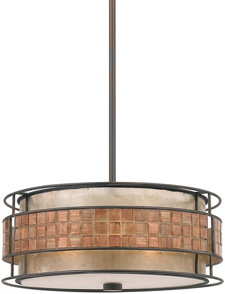 Hängeleuchte, Deckenlampe, Metall Glas, D 55,9 cm